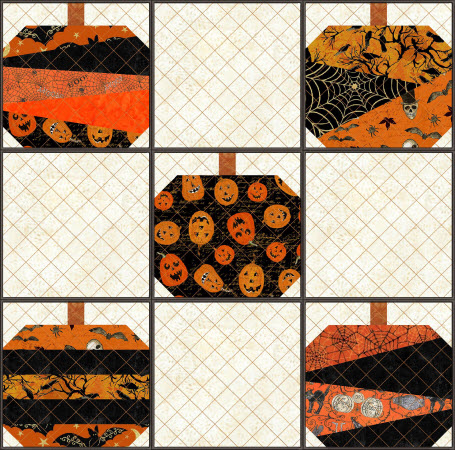 pumpkin quilted project